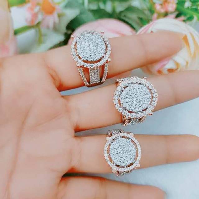 Cincin kombinasi full mata B037-039