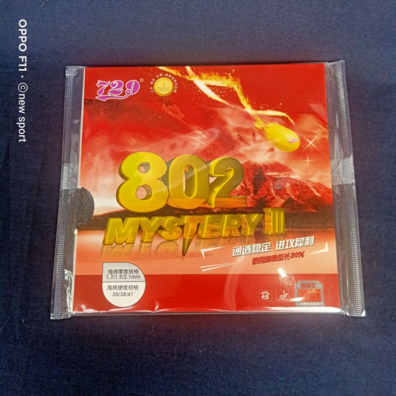 karet bet tenis meja 729 bintik 802 mystery lll