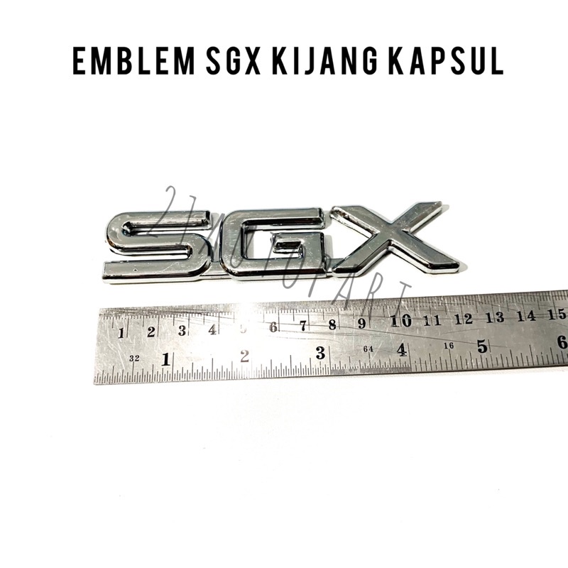 Emblem SGX untuk kijang kapsul