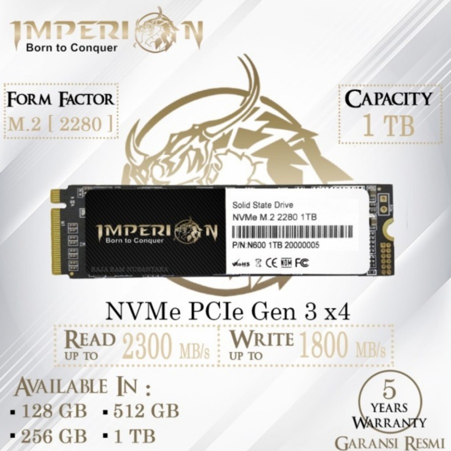 SSD NVME M2 SATA3 IMPERION 512GB