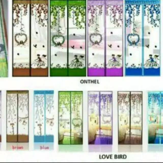 Medan Termurah (Sudah termasuk paku payung) Good quality Tirai Cantik Tirai Magnet anti nyamuk