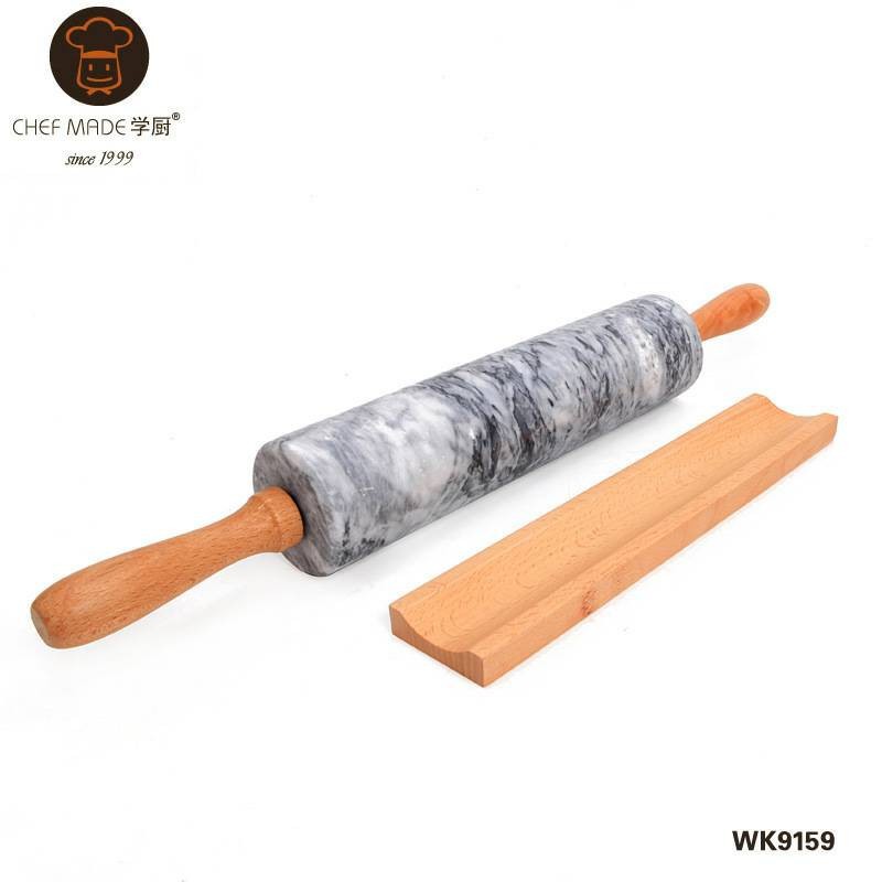 Chefmade WK9159 Marble Rolling Pin / Alat Gilas Adonan roti kue