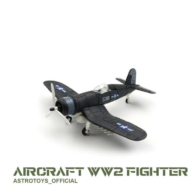 MAINAN PESAWAT / DIECAST / MINIATUR (AIRCRAFT WW2 FIGHTER) Terbaru