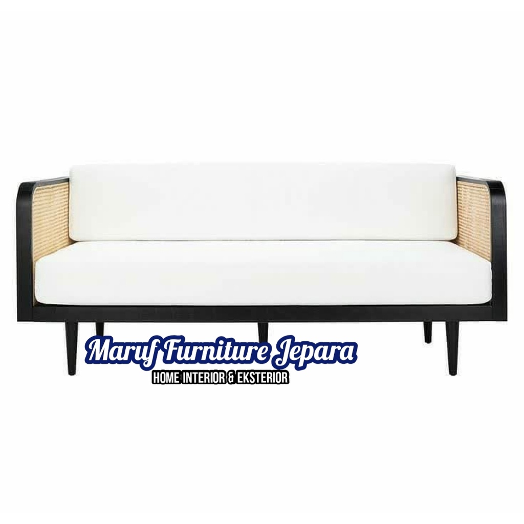 Kursi Sofa Minimalis Rotan