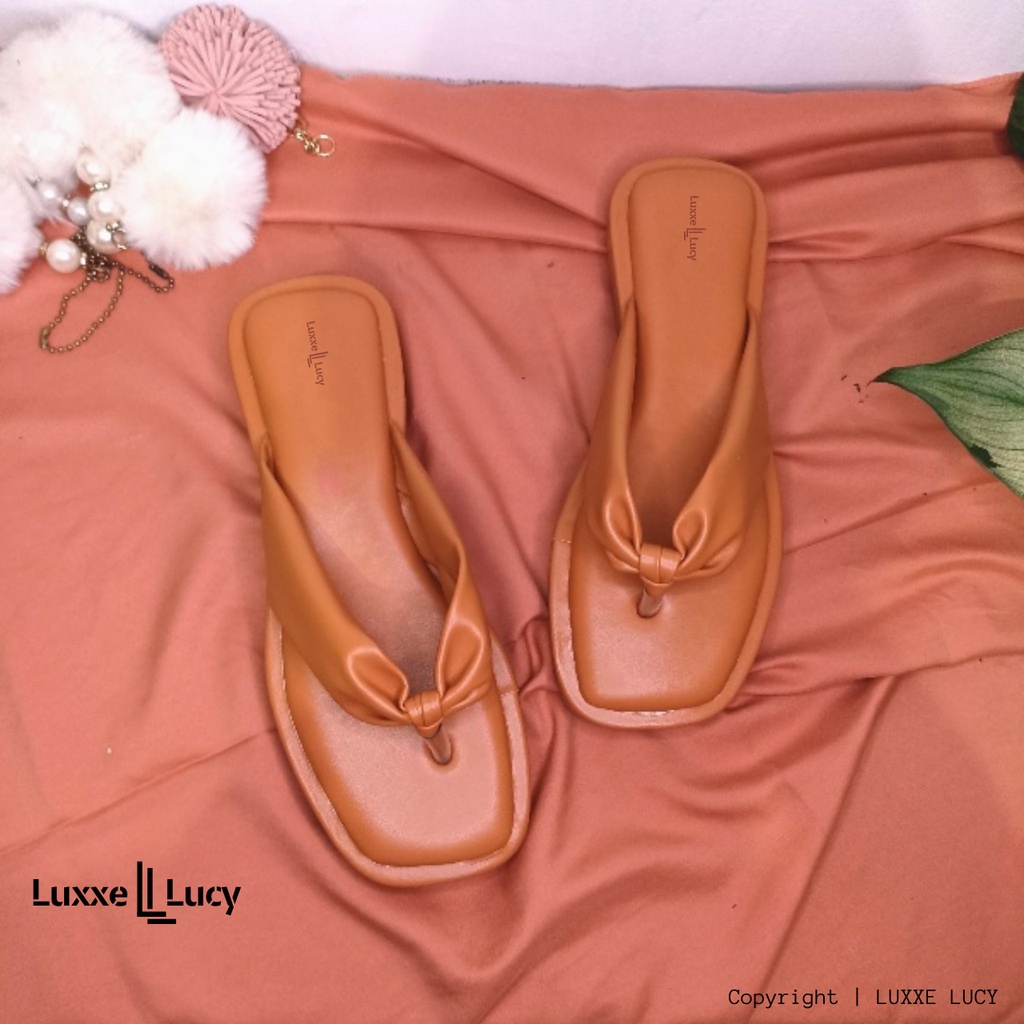 Sendal Wanita Flat Platform Sandal Jepit Kekinian 2022 By Stay Luxxe Store