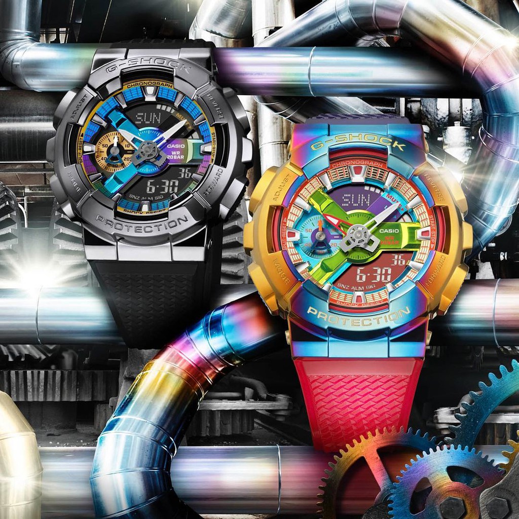 JAM TANGAN PRIA WANITA | RANTAI | KULIT | KARET | MURAH | PRIA cas10 GSHOCK GM 110 B RUBBER PROTECT