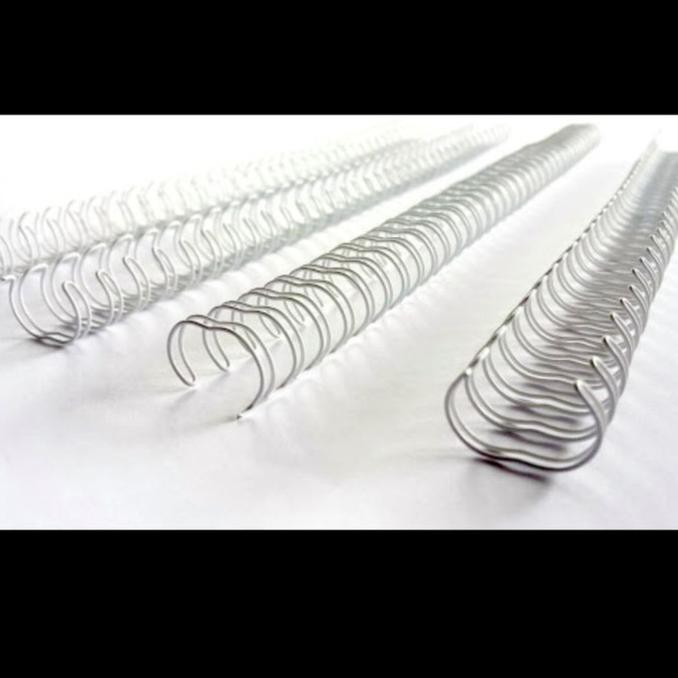 

Favorit] Ring Spiral Kawat Jilid 7/8 A4 2:1 23Lubang - Putih