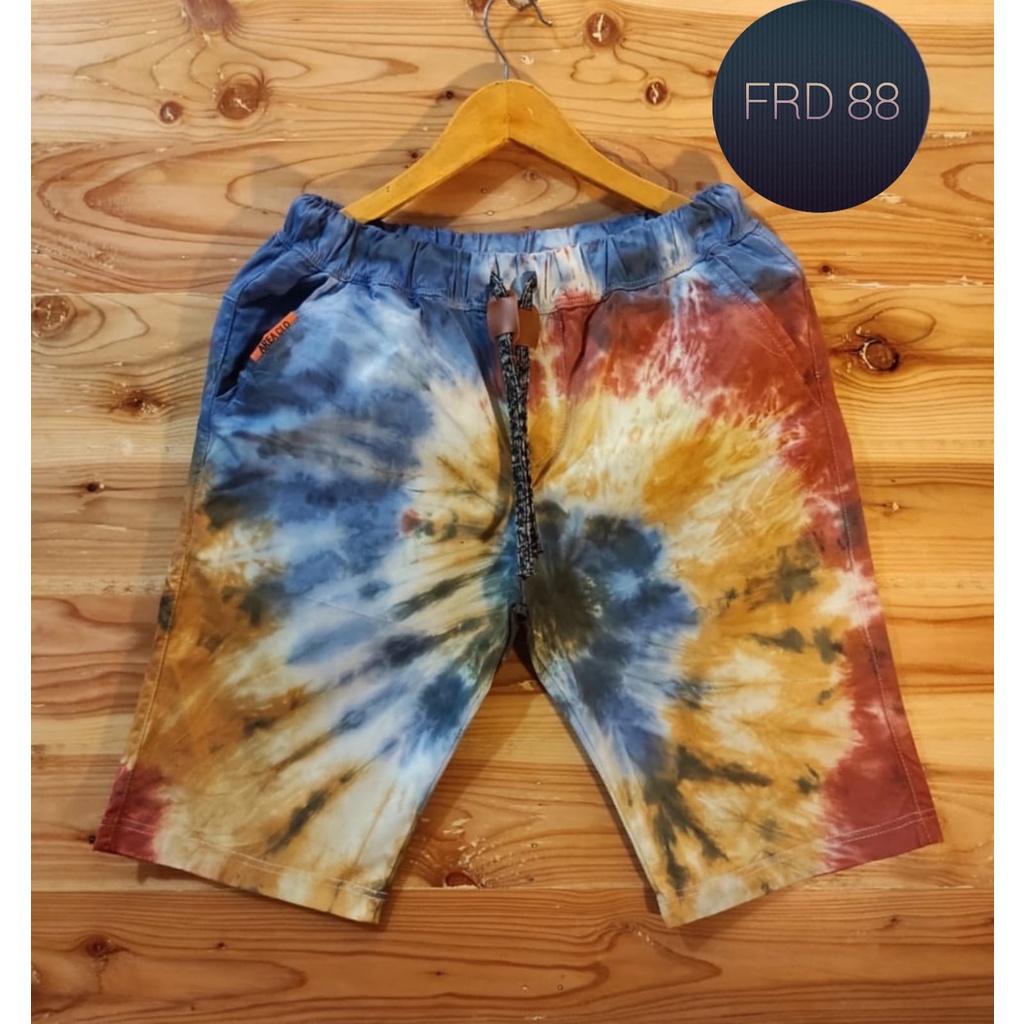 CELANA PENDEK PRIA DEWASA TIE DYE BYK PILIHAN MOTIF TERBARU/CELANA PENDEK DISTRO/CELANA PENDEK CHINOS /CARGO/KOREA/DISTRO CASUAL/SANTAI/PANTAI