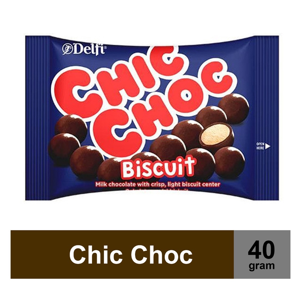 Chic Choc Delfi Coklat Ukuran BESAR 40 Gram Promo HALAL