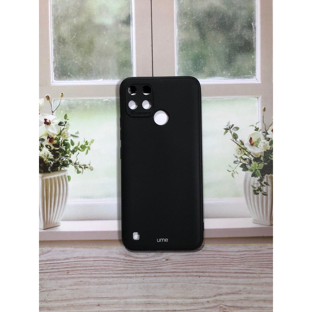 CASE REALME C21Y SILIKON BLACK DOVE PROTECTION REALME C21Y