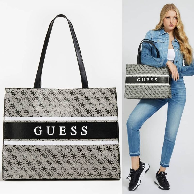 7.7 SALE |  GUESSS Monique Logo Printed Tote