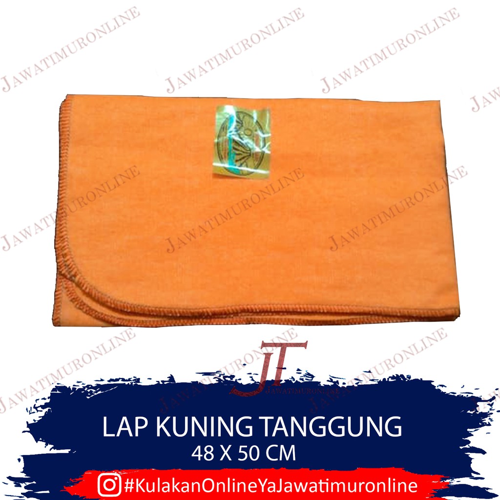 Lap Kuning / Lap Debu / Lap Serbaguna Ukuran Sedang