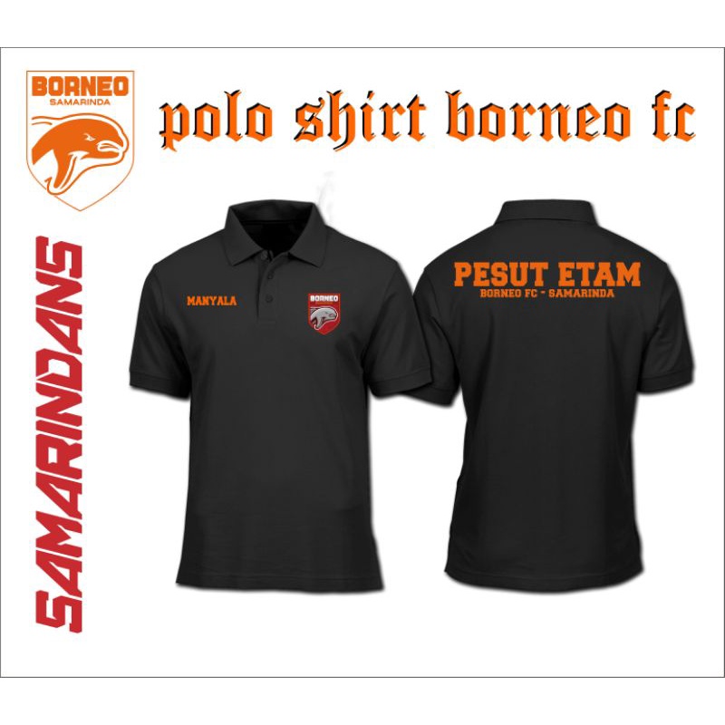 Kaos Polo Borneo FC Pesut Etam Samarinda