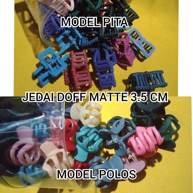 JEDAI DOFF METALIK JEPIT MATTE 3.5 CM JEDAI RAMBUT JEDAI SALON