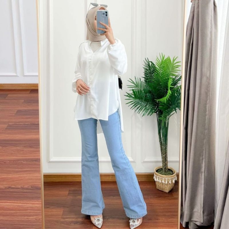 STELIA BLOUSE/ATASAN WANITA TERBARU SUPER PREMIUM