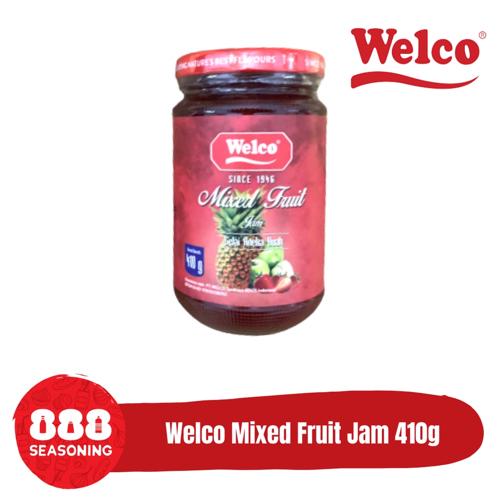 

WELCO MIXED FRUIT JAM (Selai Aneka Buah) 410g