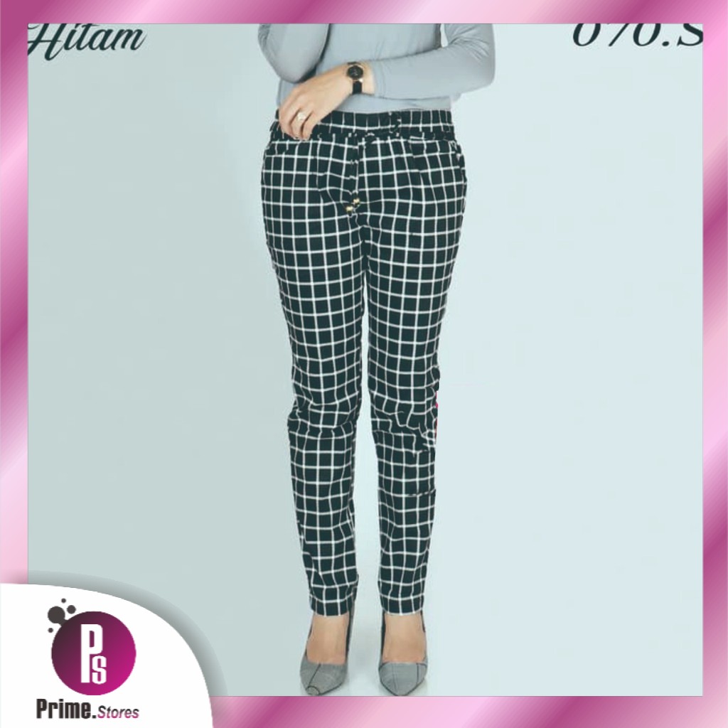 PR Celana joger square kotak harem basic wanita - Celana Jogger Wanita Dewasa BD