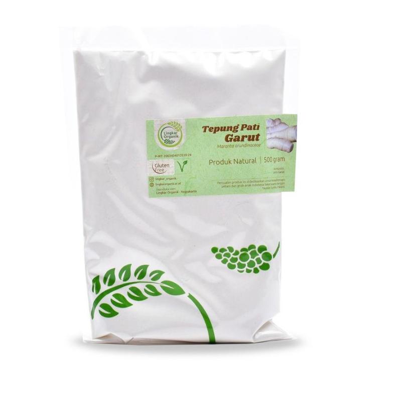 

이 Lingkar Organik, Tepung Pati Garut Organik ARROWROOT POWDER (500gr) Model Baru