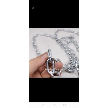 Rantai Besi 3mm 150CM - Rante Besi 150CM - Rantai Binatang Anjing Besar