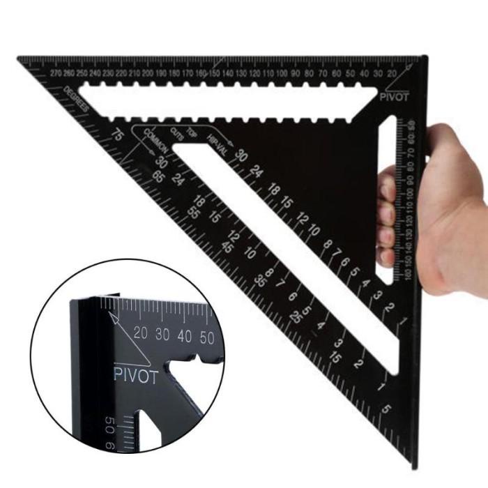 

Penggaris Siku Segitiga Speed Square Right Angle 230 Tukang Aluminium Best Seller