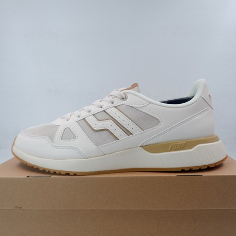 Sepatu Casual Piero Rusher Cream Brown P10682 Original BNIB