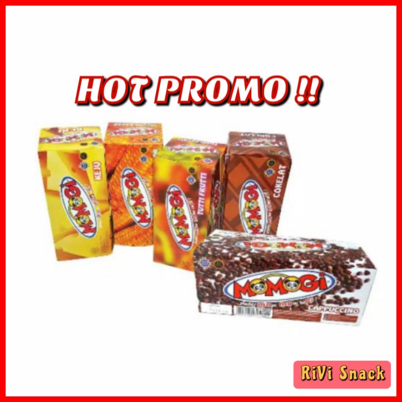 

PROMO BIJIAN SNACK MOMOGI RASA KEJU/COKLAT/JAGUNGBAKAR/CAPUCCINO/TUTIFRUITY