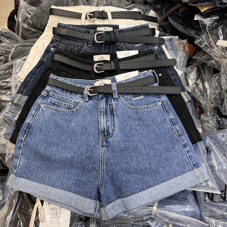 (BIG SALE) Celana kulot jeans pendek wanita loose jumbo hot pants korea kekinian short denim jens ji