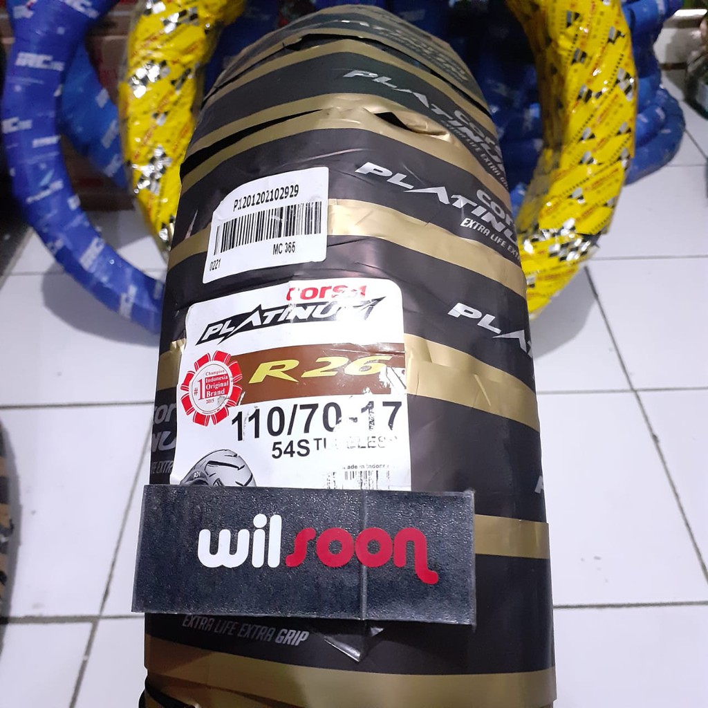 Ban Luar Corsa Platinum R26 110/70 -17 Tubeless