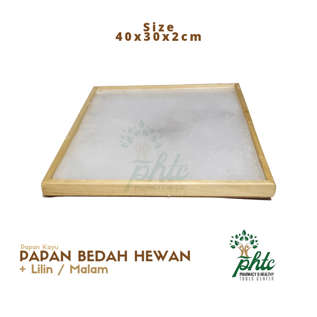 Papan Bedah Dengan Lilin l Tempat Bedah Hewan Untuk Praktikum 40x30cm Ketebalan 2cm