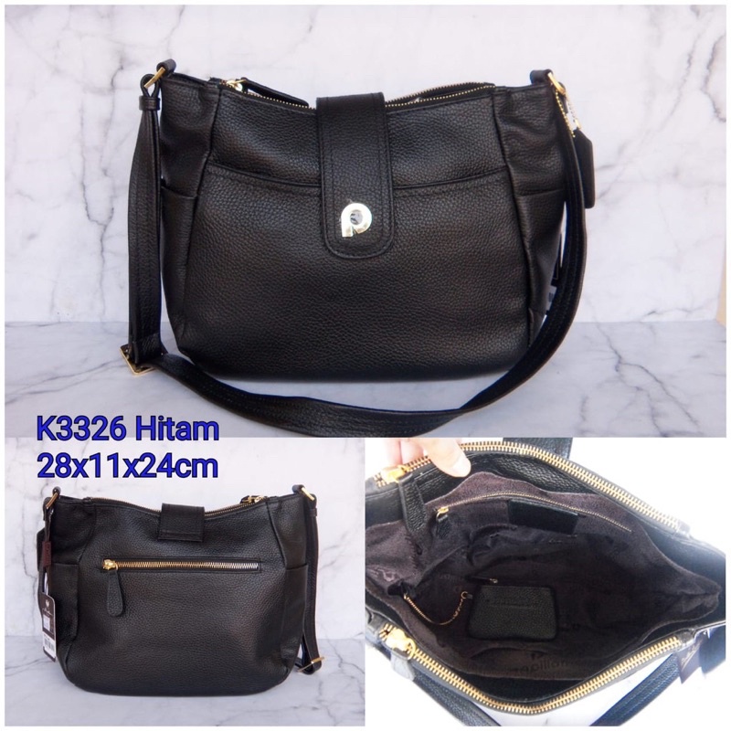 Tas papilon K 3326 | tas papillon original | tas kulit | tas wanita | tas kulit