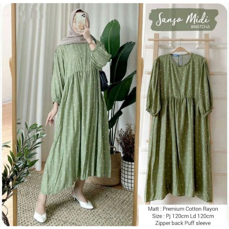 PROMO SANSO MIDI DRESS JUMBO LD 120