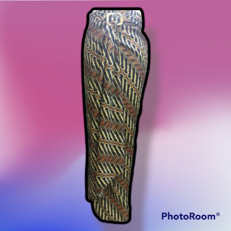 Rok lilit batik motif parang coklat