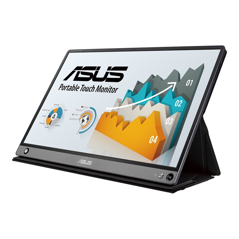 ASUS ZenScreen MB16AMT 15.6&quot; Inch IPS Type-C HDMI LED Portable Touch Screen Monitor