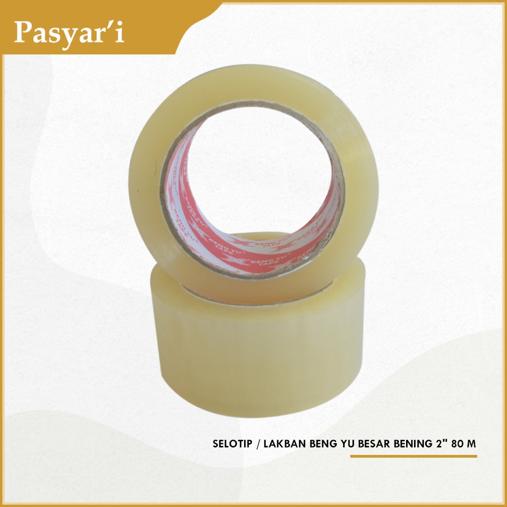 

bengyu Lakban packing /BengYu Besar Bening 2" 80 M