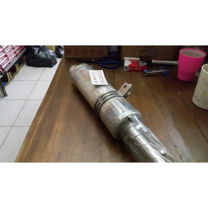 KNALPOT RACING KARISMA/SUPRA X 125(NATSUME PELANGI CROME)