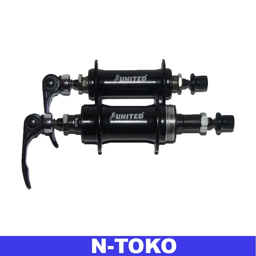 Hub Sepeda Shimano QR 1 Pasang Hitam