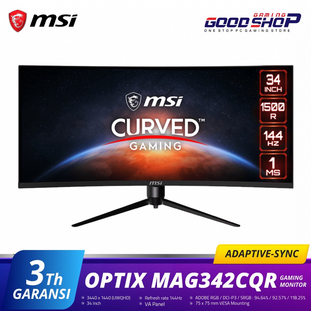 MSI Optix MAG342CQR - Gaming Monitor