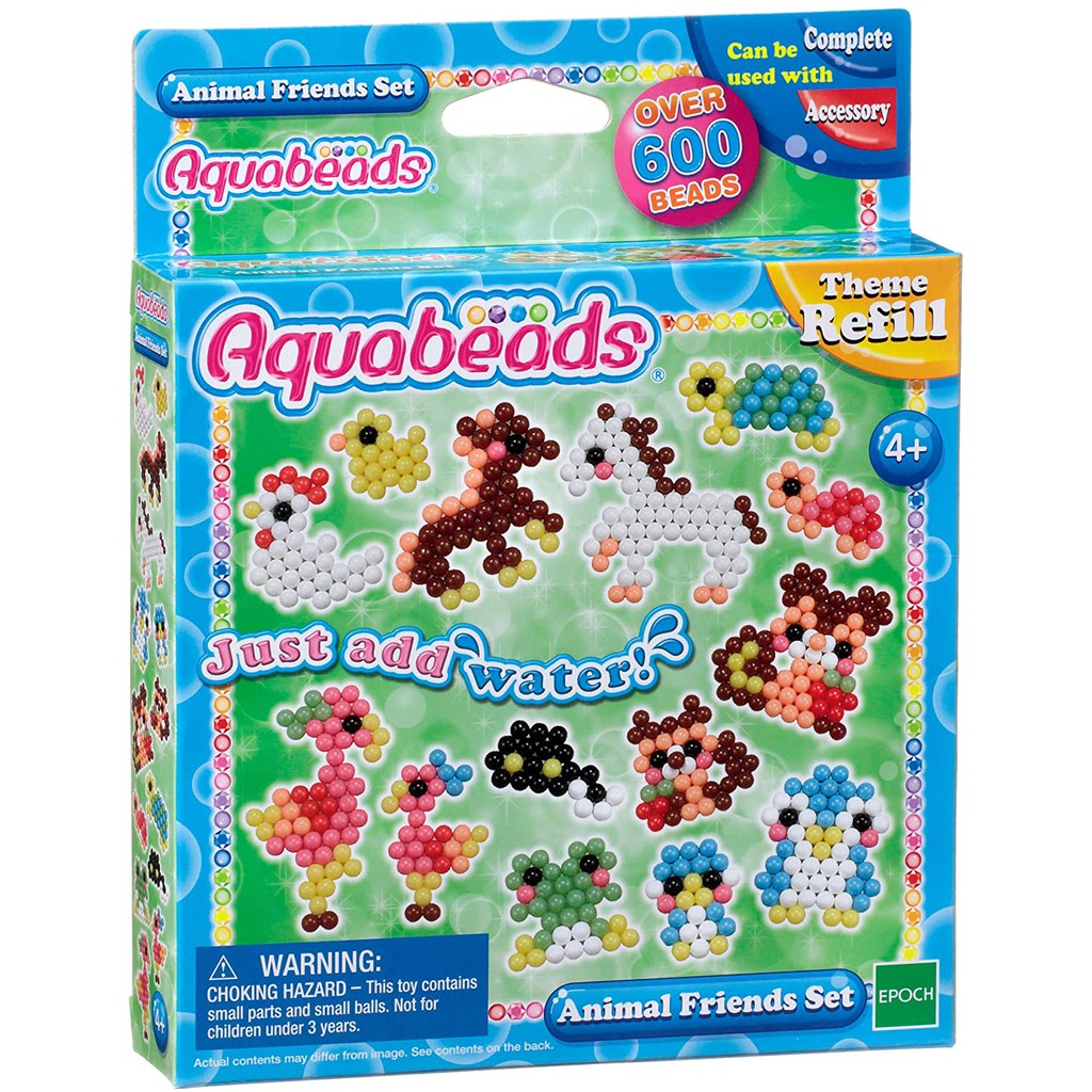 AQUABEADS ANIMAL FRIENDS SET ORIGINAL EPOCH - MAINAN EDUKASI ANAK