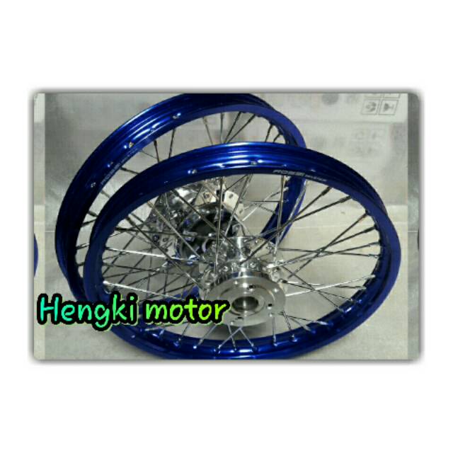 Velg jari jari vixion new warna biru