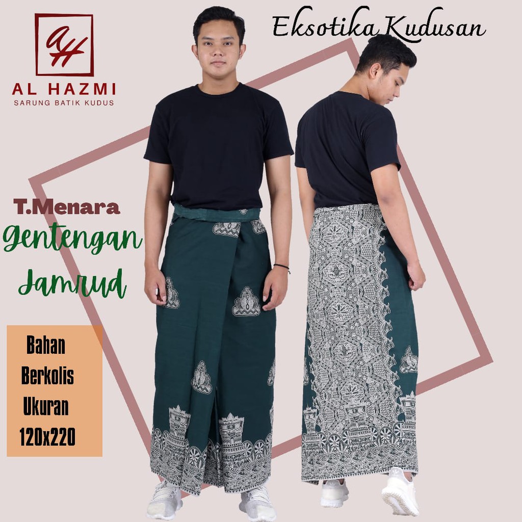 Sarung Batik Kudus Al Hazmi T Menara Gentengan