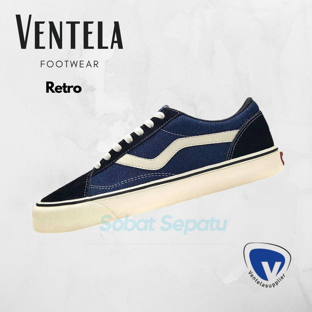 Ventela Retro77 Black Denim