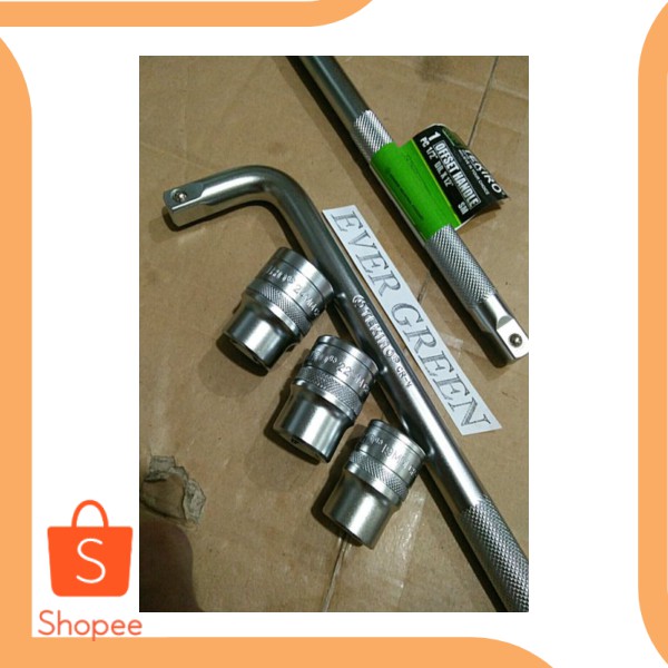 Jual Gagang Stang dan Mata Kunci Sok 4 pcs TEKIRO Kunci Shock no. 19 22 24 Murah