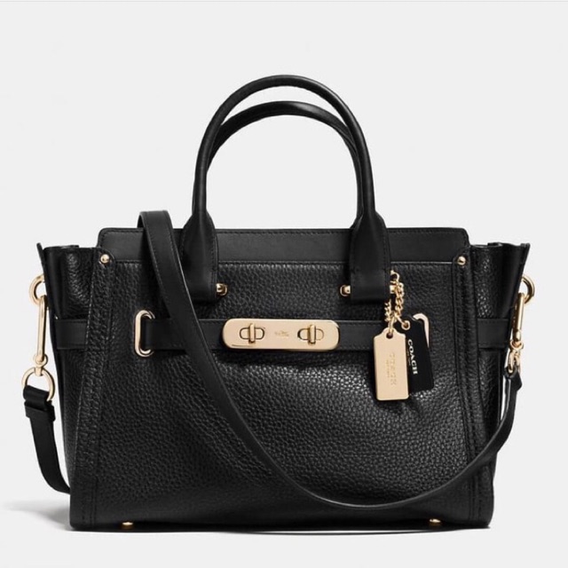 Coach Swagger 27 Black Gold
