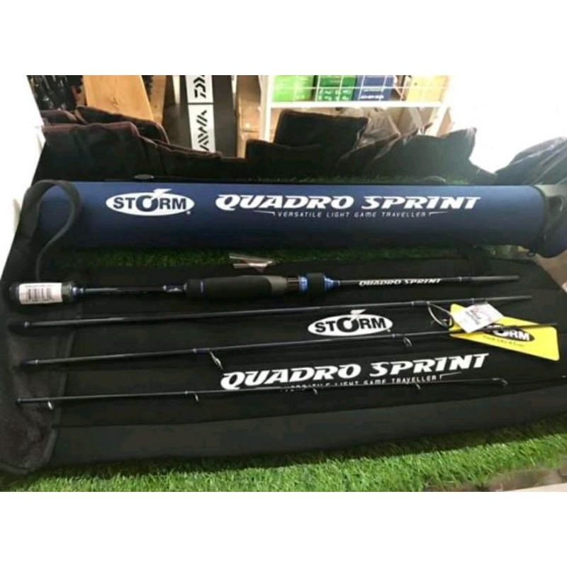 Joran Storm Quadro Sprint QSS704L - 4-8LB - Travel Rod Spining Fuji