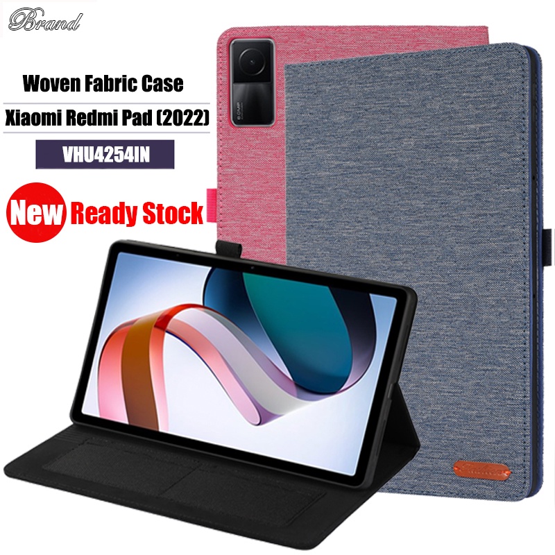 Flip Case Dompet Kulit Tekstur Anyaman Stand Slot Kartu Untuk Xiaomi Redmi Pad (2022) 10.61 &quot;VHU4254IN 5G