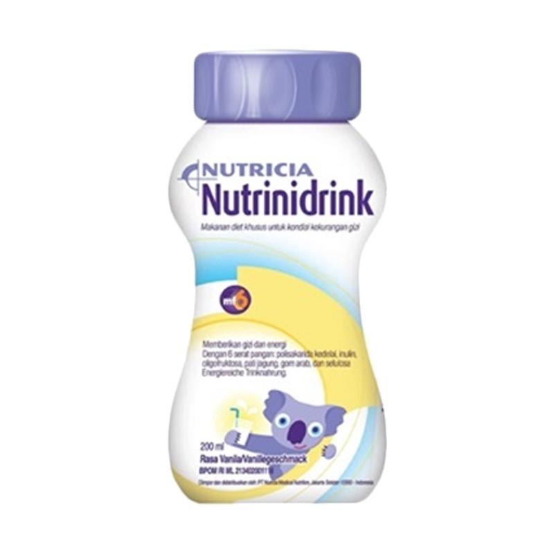 NUTRICIA NUTRINIDRINK CAIR 200 ML All Varian Rasa Coklat/Vanila/Strawberry