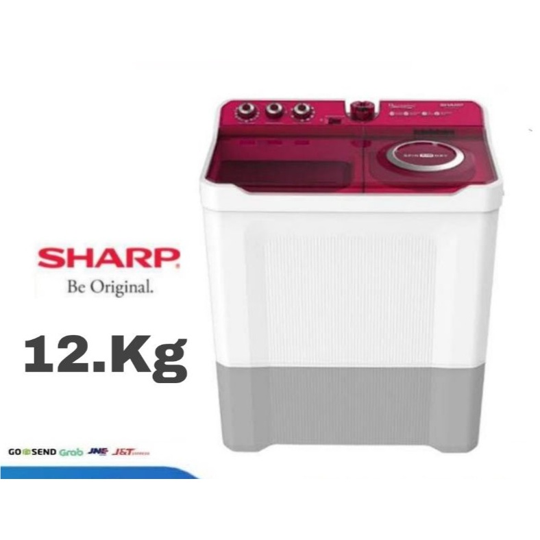 Sharp Mesin cuci tipe1270 12Kg 2 Tabung garansi resmi
