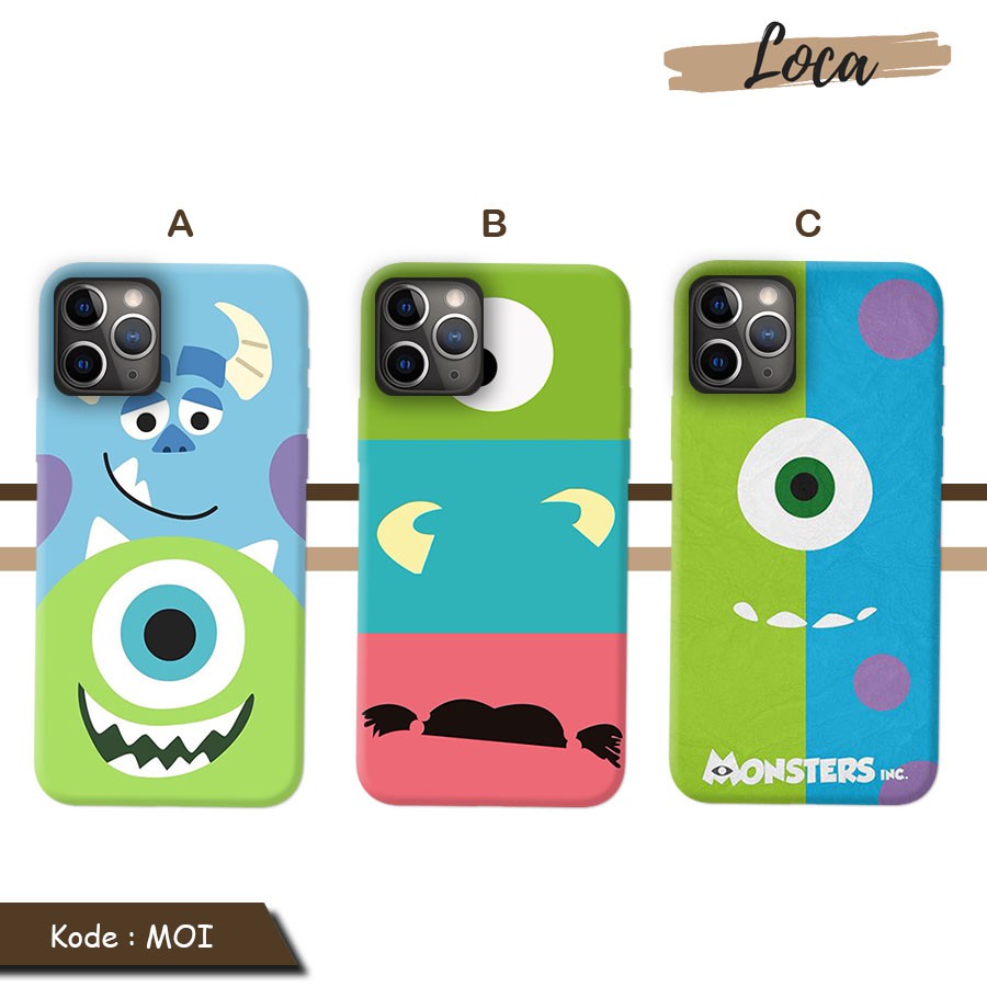 Case HP Monster Inc Case Handphone Iphone Samsung Oppo Vivo Xiaomi Redmi Asus