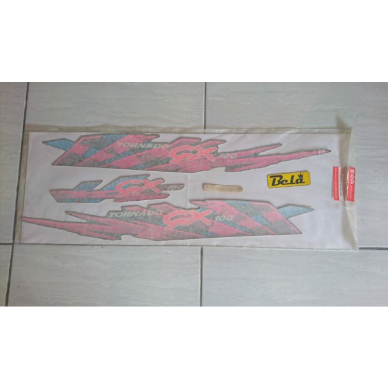 Striping stripping stiker suzuki gs gx tornado original sgp