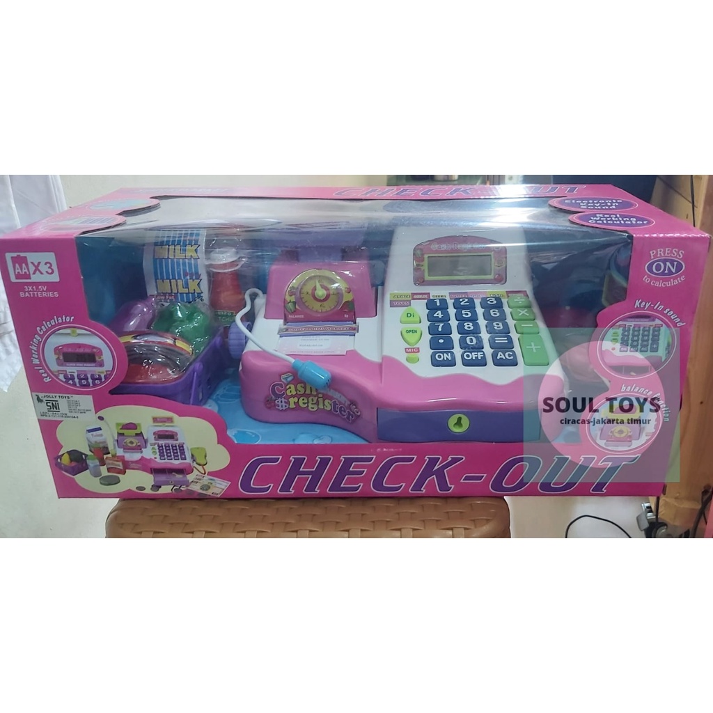 Mainan Mesin Kasir Checkout Besar import